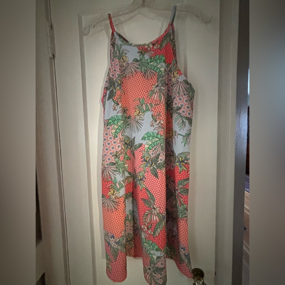 Floral Mini Dress - Multicolor